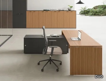 TREKO - L-shaped sectional melamine office desk _ DVO