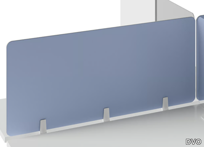 FRONTAL PANELS&SCREENS - Modular melamine desktop partition _ DVO