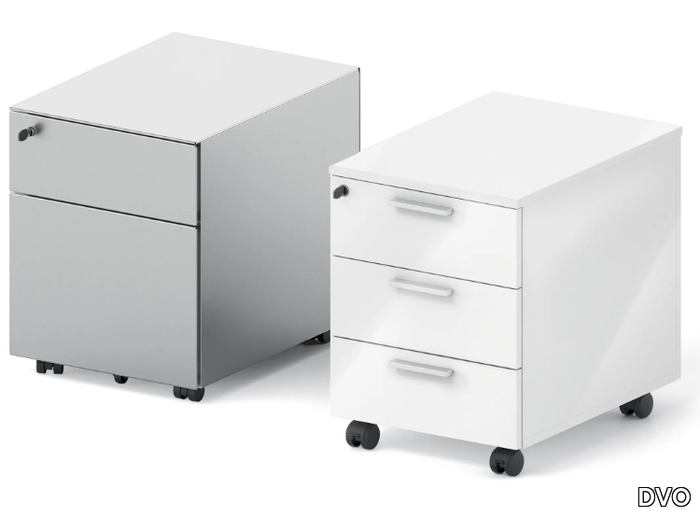 PEDESTALS - Modular melamine office storage unit with castors _ DVO