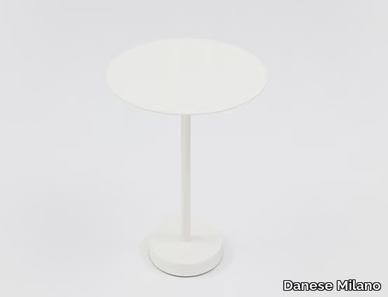 BINCAN S - Round painted metal high side table _ Danese Milano