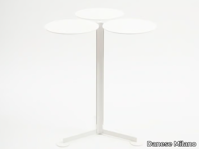 FAMILIA - Painted metal table with 3-star base _ Danese Milano