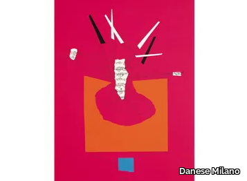 RICOSTRUZIONE TEORICA, ROSA - Paper Silkscreen _ Danese Milano