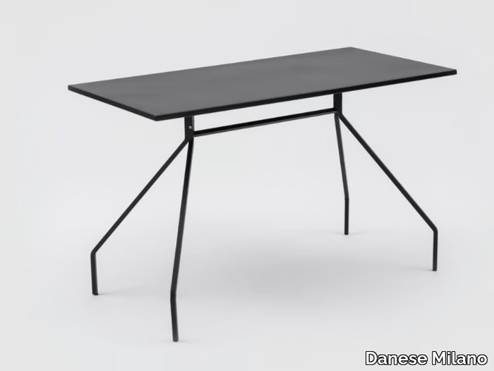 X&Y - Rectangular painted metal table _ Danese Milano