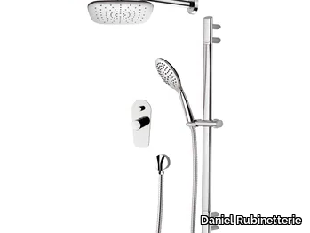 FUSION - Single handle brass shower set _ Daniel Rubinetterie