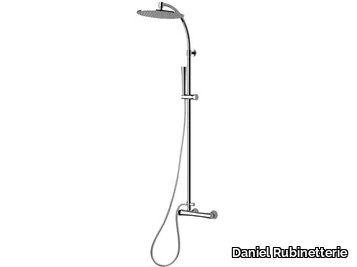 DIVA - Wall-mounted shower panel with hand shower _ Daniel Rubinetterie