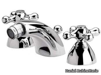 REVIVAL - 3 hole countertop chromed brass bidet tap _ Daniel Rubinetterie