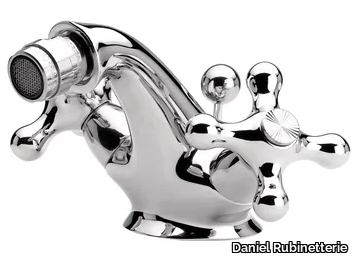 REVIVAL - Countertop 1 hole chromed brass bidet tap _ Daniel Rubinetterie