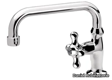 REVIVAL - Countertop 1 hole chromed brass washbasin tap _ Daniel Rubinetterie