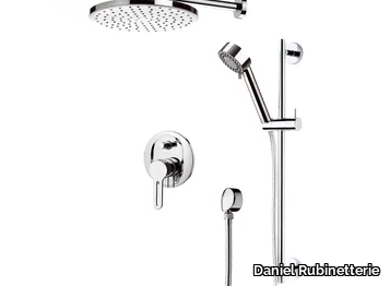 SMART - Shower set with overhead shower _ Daniel Rubinetterie