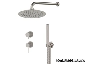 STEEL SSTX615ZD2P7825 - Recessed stainless steel shower set with diverter _ Daniel Rubinetterie