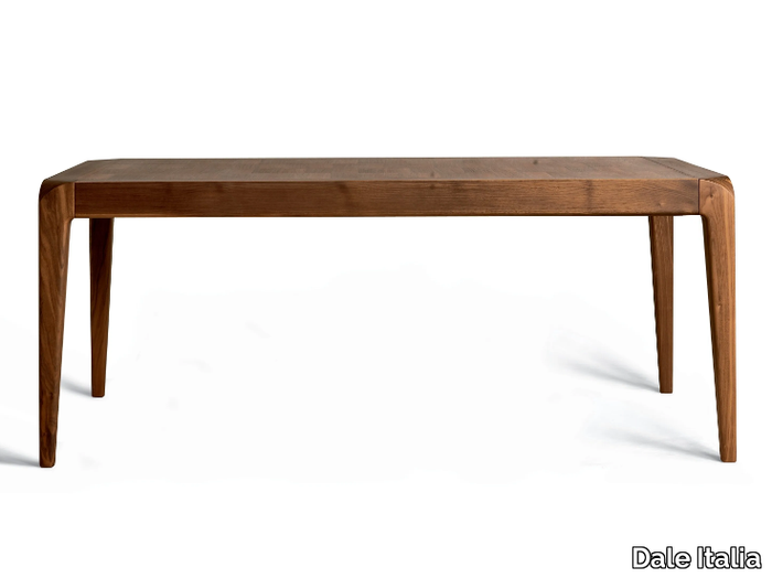 SENTIERO B-152 - Rectangular walnut table _ Dale Italia