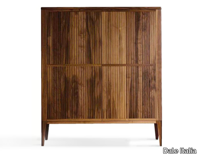 ELEVA A-124 - Walnut highboard with doors _ Dale Italia