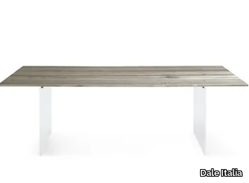 SOSPESO B-627 - Rectangular walnut table _ Dale Italia