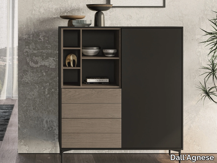 CODE - Modular wooden highboard _ Dall'Agnese