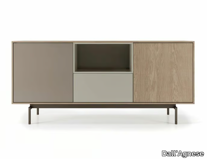 CODE - Modular wooden sideboard with drawers _ Dall'Agnese