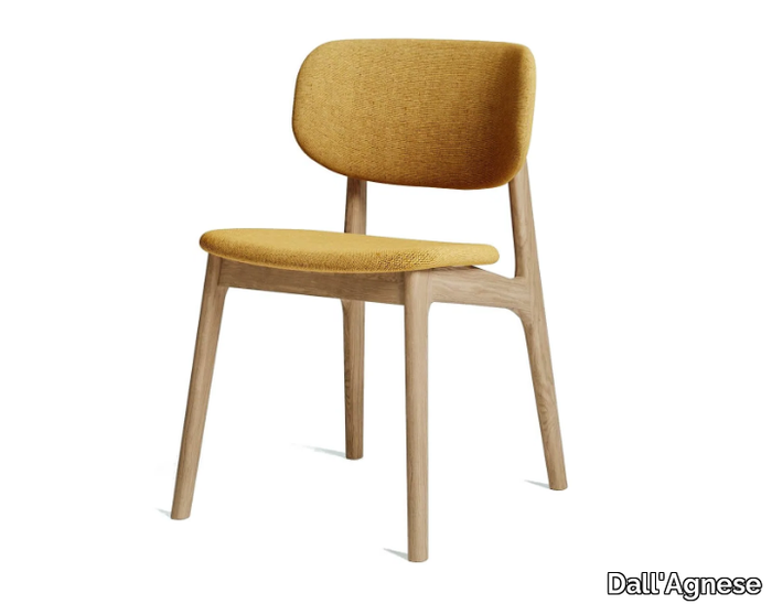 FLOAT - Fabric chair open back _ Dall'Agnese