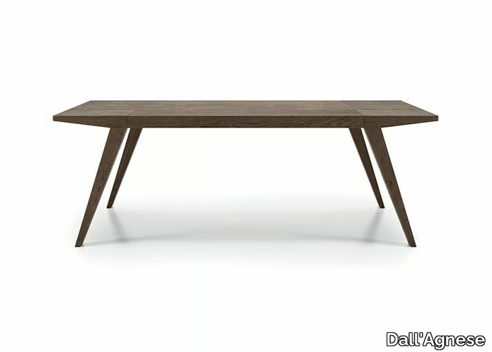 FLAP - Extending rectangular wooden table _ Dall'Agnese