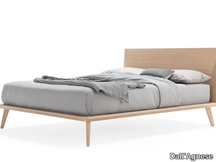 KIRU - Wooden double bed _ Dall'Agnese