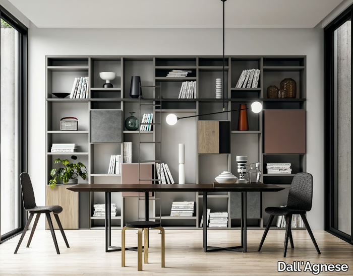 SPEED UP 05 - Open wall-mounted bookcase _ Dall'Agnese