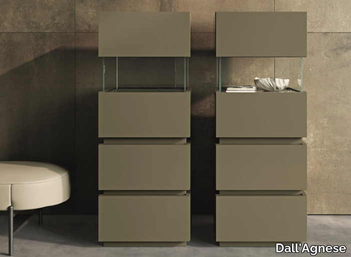 SUPER - Modular wooden chest of drawers _ Dall'Agnese