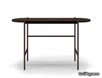 SUPERNOVA - Oval wooden console table _ Dall'Agnese