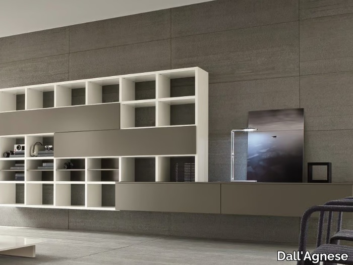 SPEED C - Wall-mounted storage wall _ Dall'Agnese