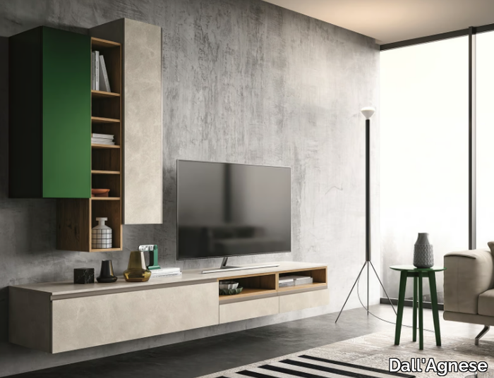 SLIM UP 01 - Wall-mounted storage wall _ Dall'Agnese