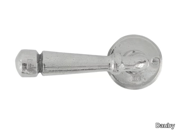 PURE 8527 - Metal door handle on rose _ Dauby