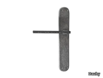 PURE 16883 - Metal door handle on back plate _ Dauby