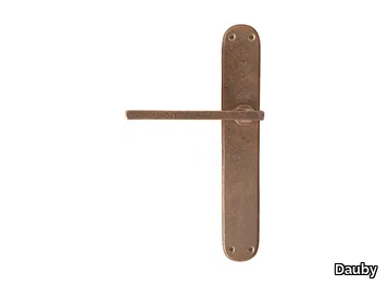 PURE 16886 - Bronze door handle on back plate _ Dauby