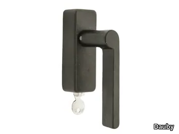 PH 1928 DKS - Iron window handle with lock _ Dauby