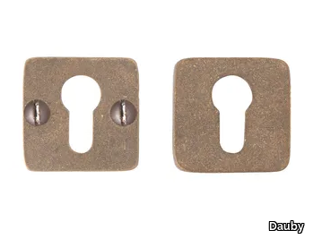 PURE 14507 - Square bronze keyhole escutcheon _ Dauby