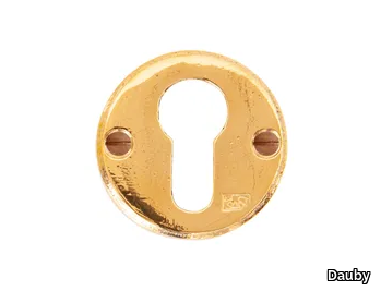 PURE 16848 - Round bronze keyhole escutcheon _ Dauby