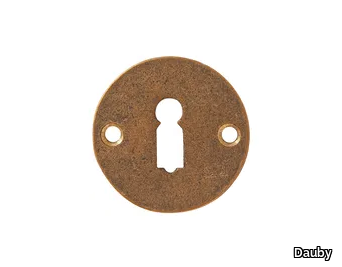 PURE 17096 - Round bronze keyhole escutcheon _ Dauby