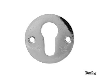 PURE 17099 - Round bronze leaf keyhole escutcheon _ Dauby