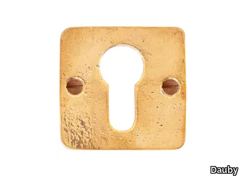PURE 18232 - Square bronze keyhole escutcheon _ Dauby