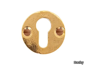 PURE 18350 - Round bronze keyhole escutcheon _ Dauby