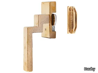 PURE 18505 - Bronze window handle on back plate _ Dauby