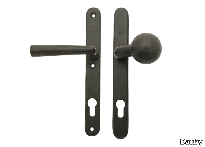 PV TPH 1925+ - Iron door handle with lock _ Dauby