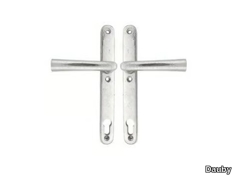 PVZ TPH 1925+ - Metal door handle on back plate with lock _ Dauby