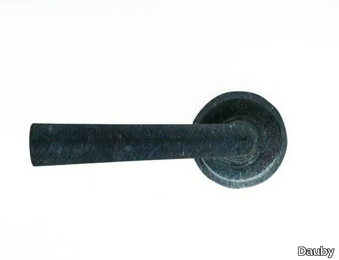 PH 1925+ - Iron door handle on rose _ Dauby