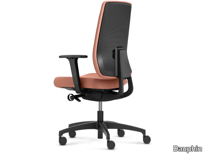 INDEED OPERATOR - Swivel height-adjustable fabric office chair _ Dauphin