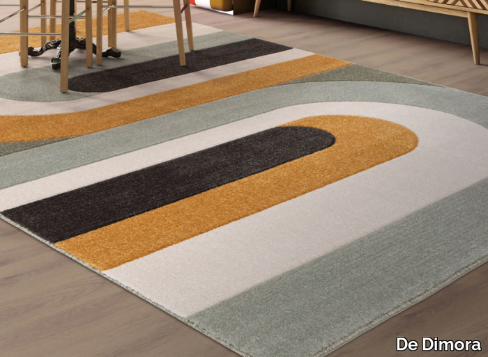 COPENAGHEN - Rectangular polypropylene rug with geometric shapes _ De Dimora