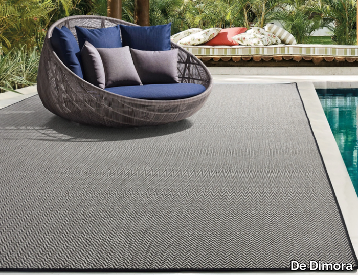 NATURAL CHEVRON - Polypropylene flooring / rug _ De Dimora