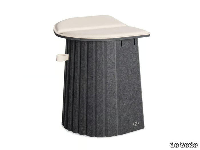 DS-5010 AGILITY - Folding upholstered felt stool _ de Sede