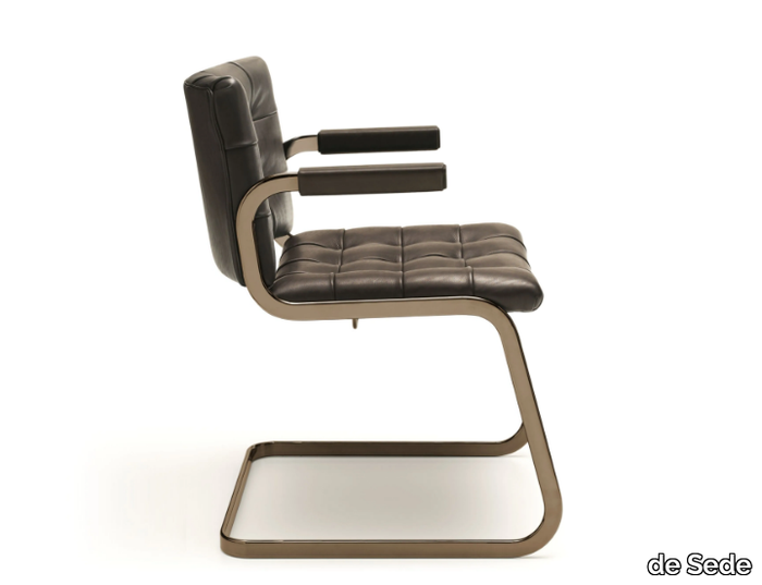 RH-305 - Cantilever leather chair with armrests _ de Sede