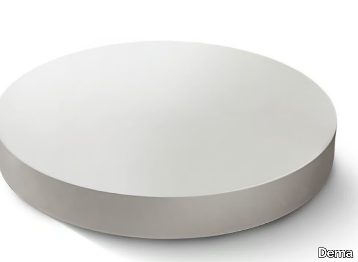 ROUND - Low MDF coffee table _ Dema