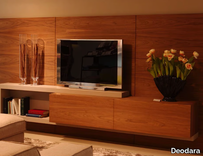 MOVE - Walnut TV wall system _ Deodara