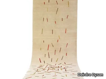 FALLING STICKS - Rectangular handmade rug _ Deirdre Dyson