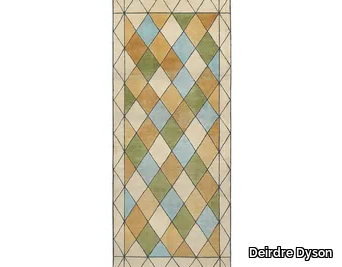 STAINED GLASS RUNNER - Custom handmade rug _ Deirdre Dyson